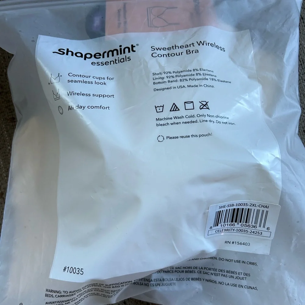 Shapermint Sweetheart Wireless Contour Bra - Picture 4 of 5